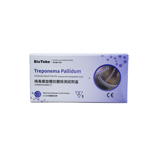 Комплект швидкого тестового набору Treponema Pallidum (імунохроматографічний аналіз)