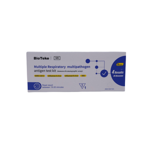 Bioteke 4 в 1 Covid-19, грип A+B, RSV Antigen Rast Test Kit