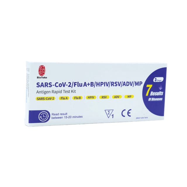 SARS-COV-2/грип A+B/HPIV/RSV/ADV/MP AntiGen Rast Test Kit