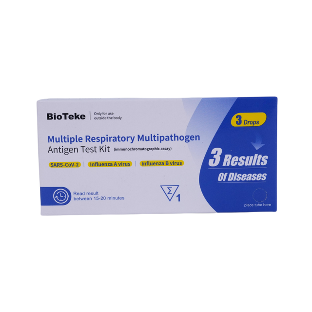 Bioteke 3 в 1 ковистий грип A+B antigen Rapid Test Kit