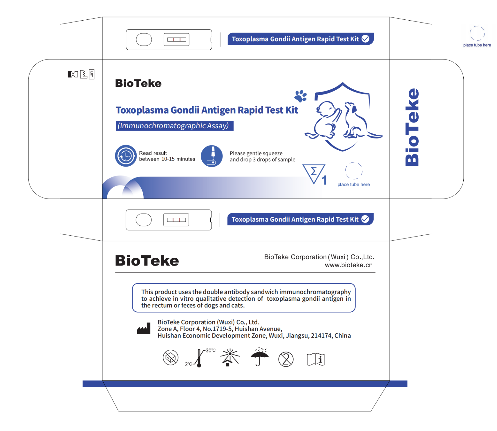 Тест на тест на тест Toxo 