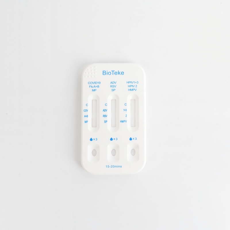 Дихання 10 в 1 SARS-COV-2/грип A+B/HPIV2/HPIV1+3/RSV/adv/mp/sp/hmpv антиген швидкий тест на комплект